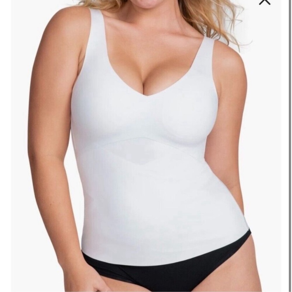 HONEYLOVE LiftWear Shapewear White Tank Top Size 1X